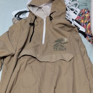 Brooklyn Cloth Olive Green Pullover Anorak Jacket